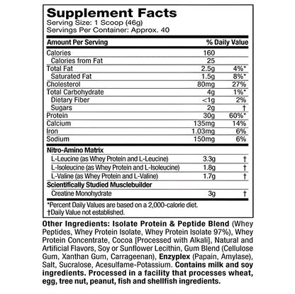 Muscletech NitroTech Whey Protein