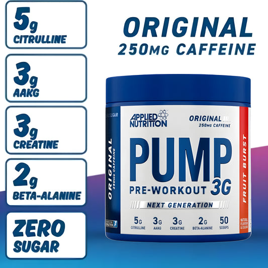 Pump 3G Pre Workout (with Caffeine)